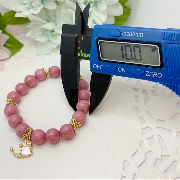 Nature Rhodonite Bracelet - Picture 6 of 6